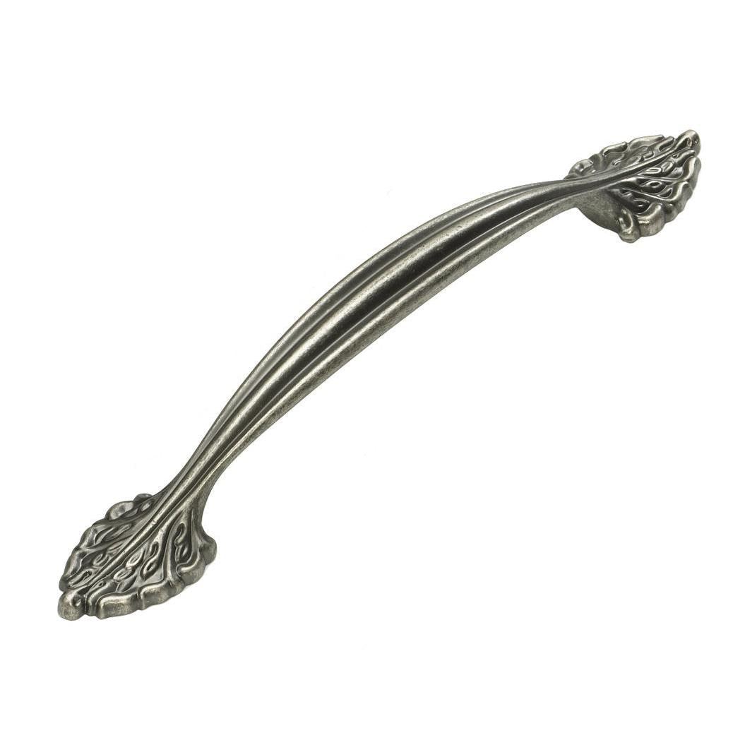 Schaub and Company 8716-CRS Corinthian Design Arch Cabinet Pull with 6" Center to Center Corinthian Silver