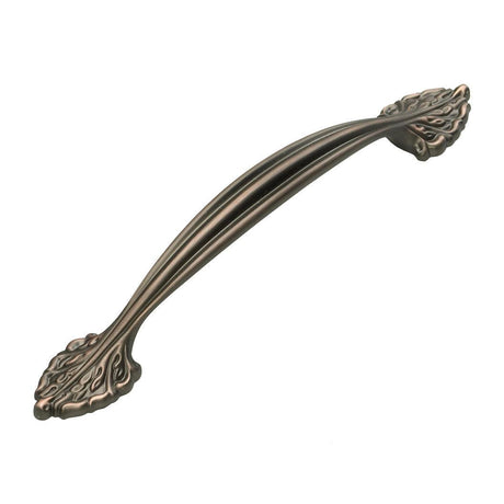 Schaub and Company 8716-MiBZ Corinthian Design Arch Cabinet Pull with 6" Center to Center Michelangelo Bronze