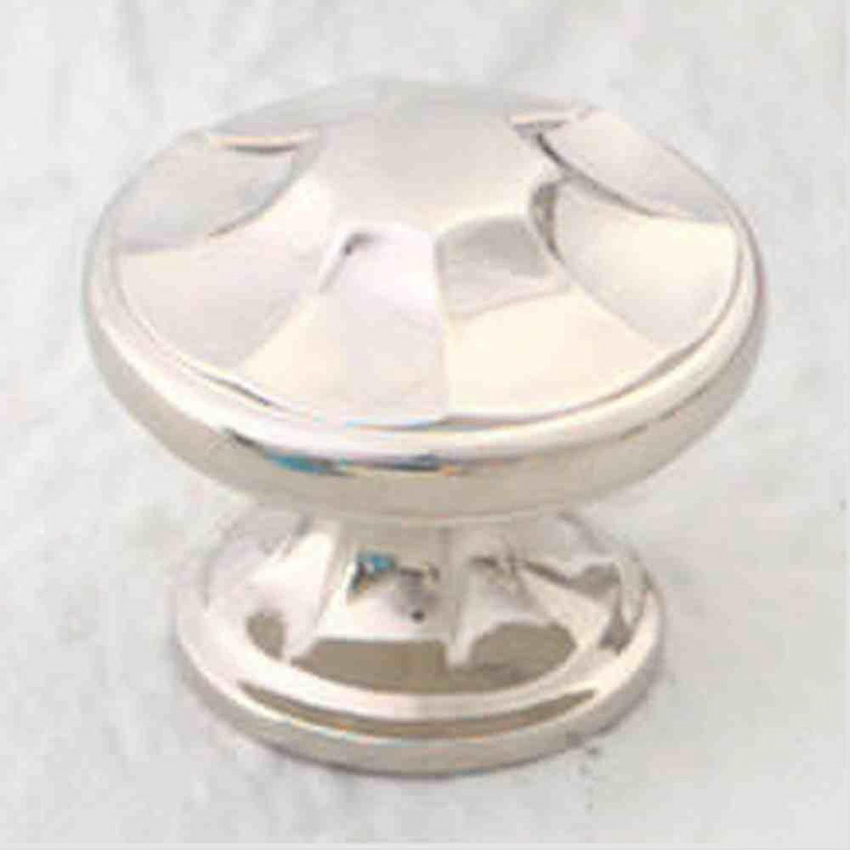 Schaub and Company 876-PN Empire Design Mushroom Cabinet Knob With 1-3/8" Diameter Polished Nickel