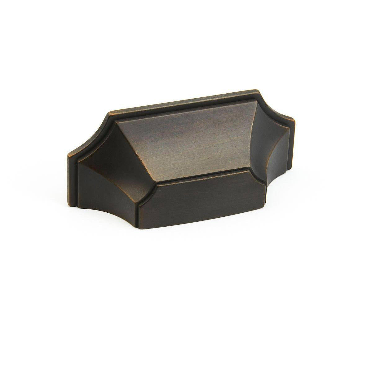 Schaub and Company 878-ABZ Empire Design Designer Cabinet Pull With 3" Center to Center Ancient Bronze