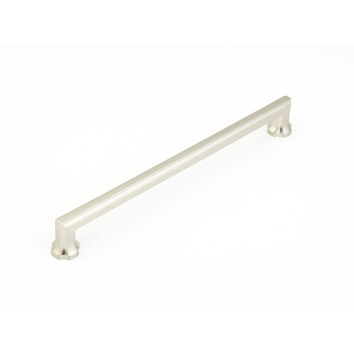 Schaub and Company 880-15 Empire Design Cabinet Pull / Appliance Pull With 12" Center to Center Satin Nickel