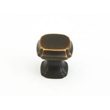 Schaub and Company 882-ABZ Empire Collection Square Cabinet Knob Ancient Bronze