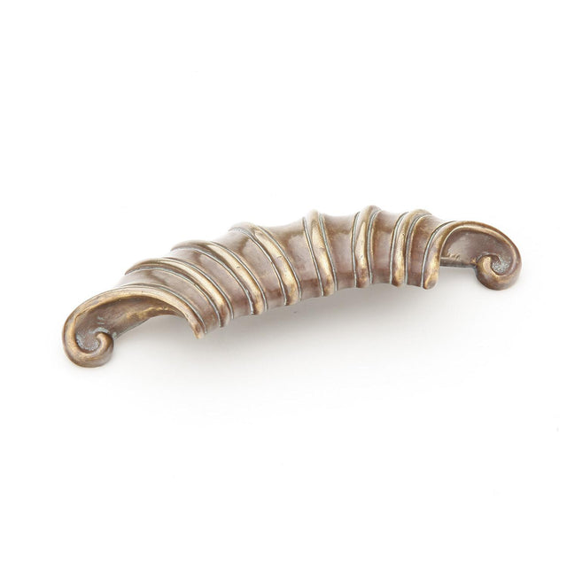 Schaub and Company 915-MBR French Court Series 2 Inch Center Cabinet Cup Cabinet Pull Monticello Brass