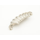 Schaub and Company 915-WB French Court Series 2 Inch Center Cabinet Cup Cabinet Pull White Brass