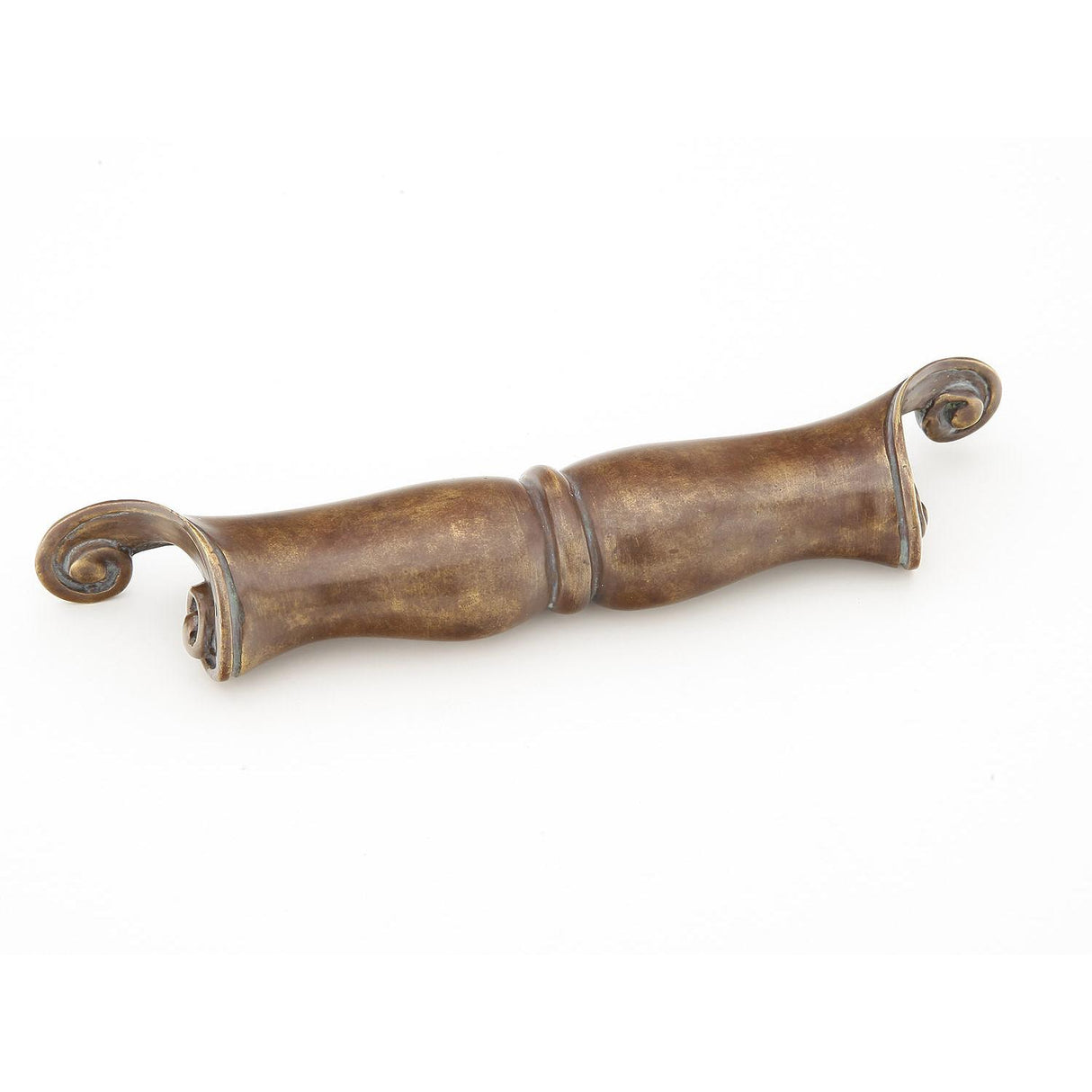 Schaub and Company 919-MBR French Court Series 6-1/2 Inch Center Cabinet Cup Cabinet Pull Monticello Brass