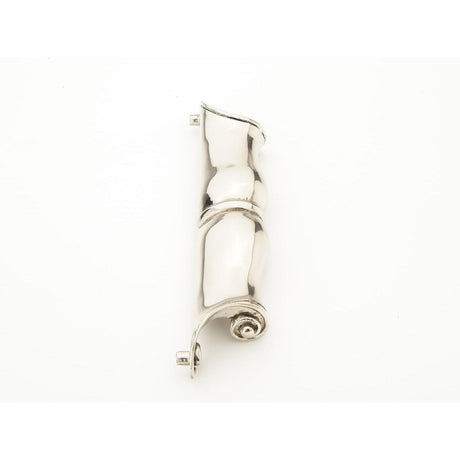 Schaub and Company 919-WB French Court Series 6-1/2 Inch Center Cabinet Cup Cabinet Pull White Brass