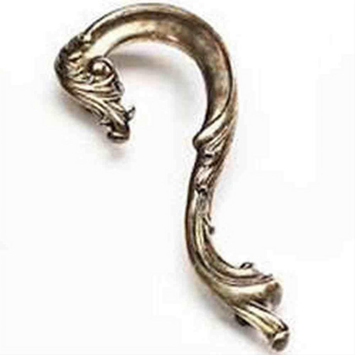 Schaub and Company 934R-MSL Maitland-Smith Design Designer Cabinet Pull With 5" Center to Center Moticello Silver