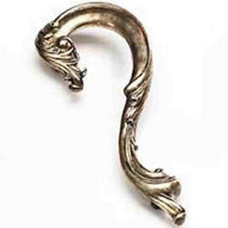 Schaub and Company 934R-MSL Maitland-Smith Design Designer Cabinet Pull With 5" Center to Center Moticello Silver