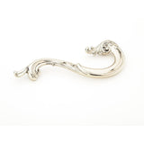 Schaub and Company 934R-WB Maitland-Smith Design Designer Cabinet Pull With 5" Center to Center White Brass