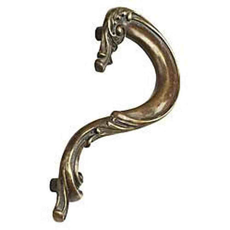 Schaub and Company 935R-MBR moticello brass cabinet pull