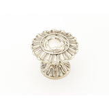 Schaub and Company 936-WB Maitland-Smith Design Elongated Cabinet Knob With 1-1/4" Diameter White Brass