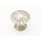 Schaub and Company 937-WB Maitland-Smith Design Elongated Cabinet Knob With 1-1/2" Diameter White Brass