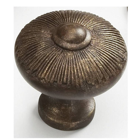Schaub and Company 974-HLB highlighted bronze mushroom cabinet knob