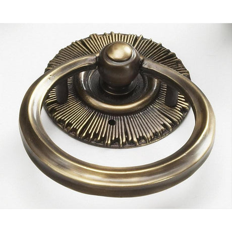 Schaub and Company 977-ED Sunburst Series 2-1/4 Inch Diameter Ring Cabinet Knob Cabinet Pull Estate Dover