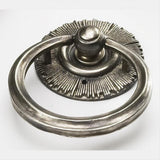 Schaub and Company 977-SA Sunburst Series 2-1/4 Inch Diameter Ring Cabinet Knob Cabinet Pull Silver Antique