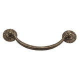 Schaub and Company 978-HLB Sunburst Series 5-1/2 Inch Center Cabinet Drop Cabinet Pull Highlighted Bronze