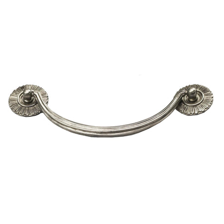 Schaub and Company 978-SA Sunburst Series 5-1/2 Inch Center Cabinet Drop Cabinet Pull Silver Antique