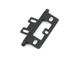 Schaub and Company 1100B-FB matte black cabinet hinge
