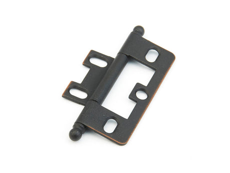 Schaub and Company 1100B-MIBZ hinge in satin stainless, additional view