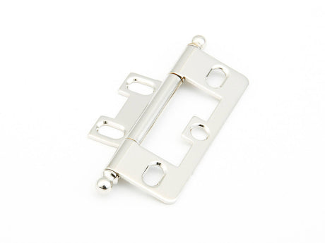 Schaub and Company 1100B-PN hinge in satin stainless, additional view