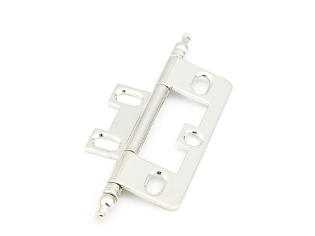 Schaub and Company 1100M-PN hinge in satin stainless, additional view