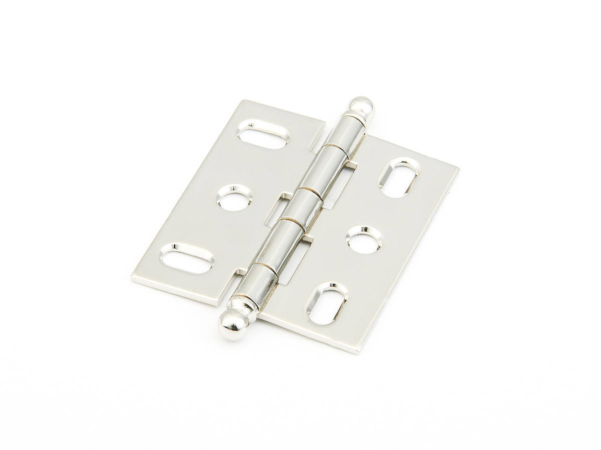 Schaub and Company 1111B-PN polished nickel cabinet hinge