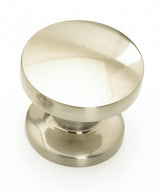 Schaub and Company 211-15 satin nickel mushroom cabinet knob