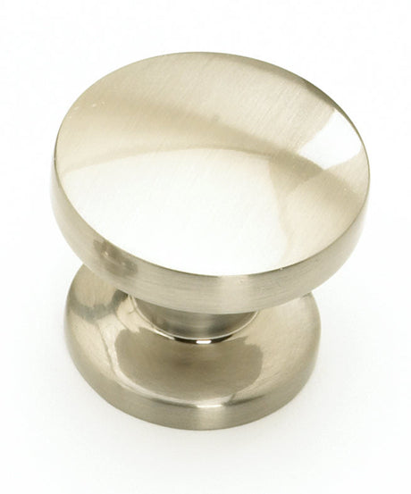 Schaub and Company 211-15 satin nickel mushroom cabinet knob