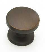 Schaub and Company 211-ABZ door knob in satin stainless, front view