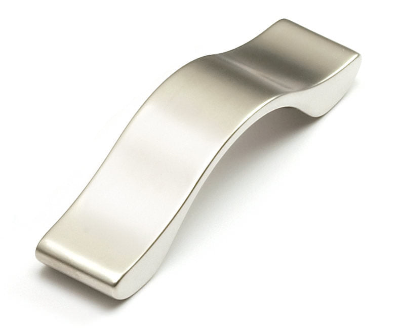 Schaub and Company 244-064-15 satin nickel / 64mm arched cabinet pull