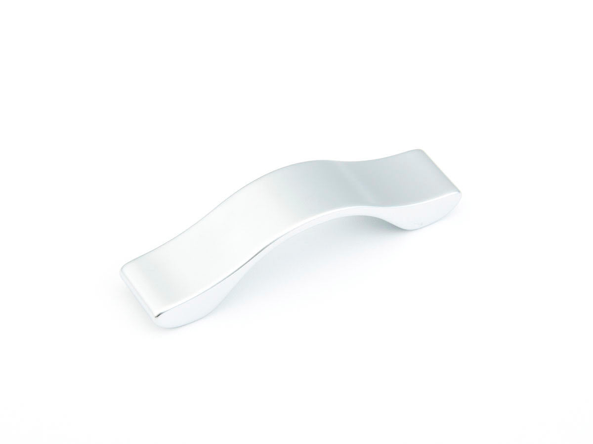 Schaub and Company 244-064-M26 matte chrome / 64mm arched cabinet pull