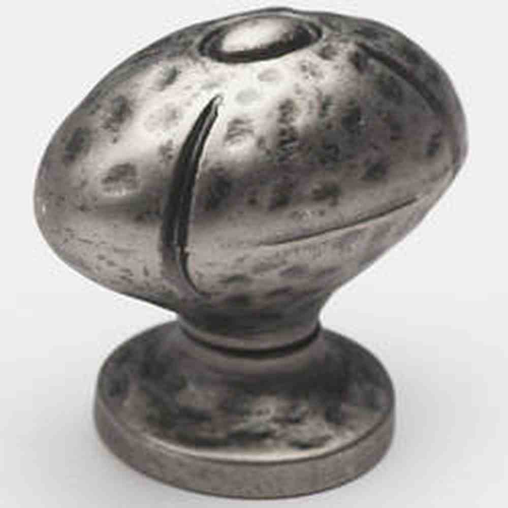 Schaub and Company 252-VN vibra nickel oval cabinet knob