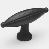 Schaub and Company 253-ABZ ancient bronze oval cabinet knob