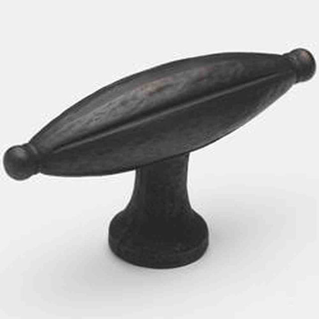 Schaub and Company 253-ABZ ancient bronze oval cabinet knob