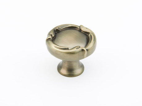 Schaub and Company 260-AN antique nickel round cabinet knob