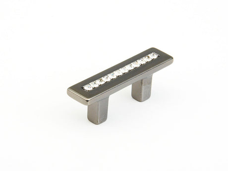 Schaub and Company 301-BC black chrome bar cabinet pull