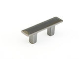Schaub and Company 304-BC black chrome bar cabinet pull