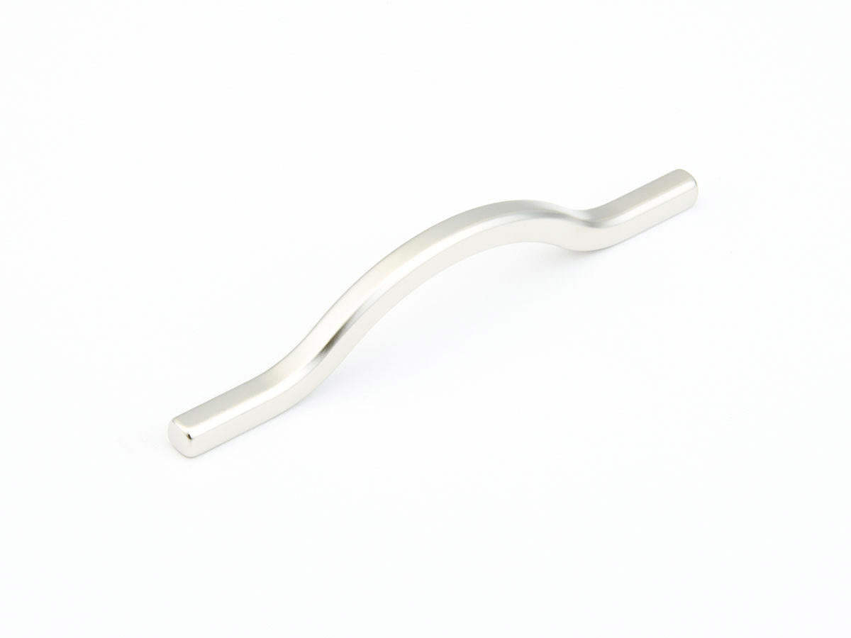 Schaub and Company 308-15 satin nickel arched cabinet pull