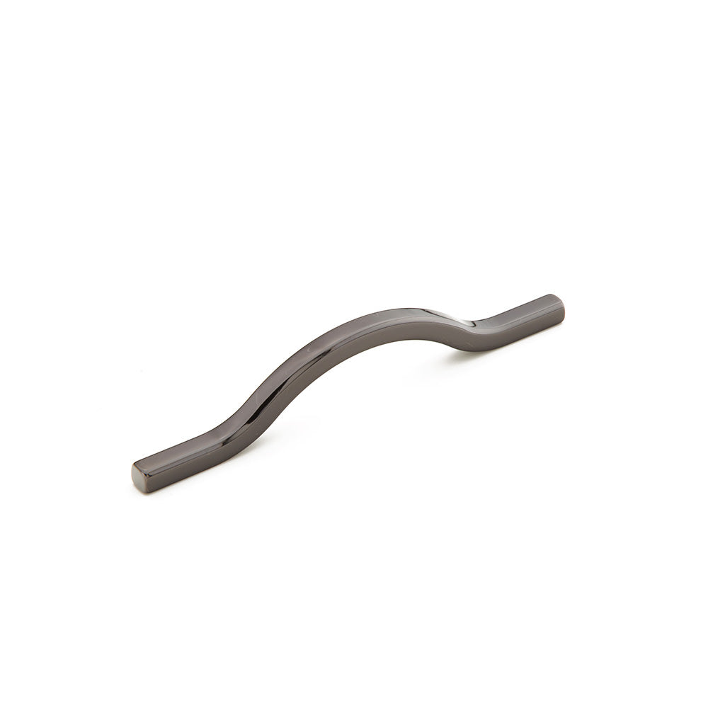 Schaub and Company 308-BC black chrome arched cabinet pull