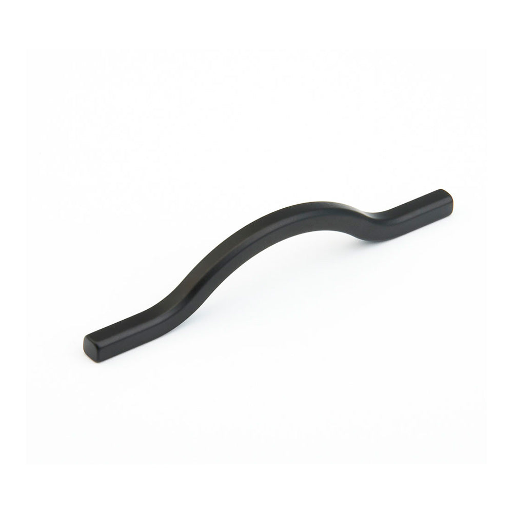 Schaub and Company 308-MB22 matte black arched cabinet pull