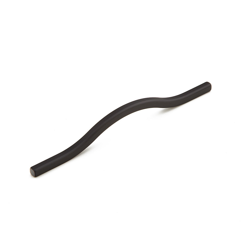Schaub and Company 309-MB matte black arched cabinet pull