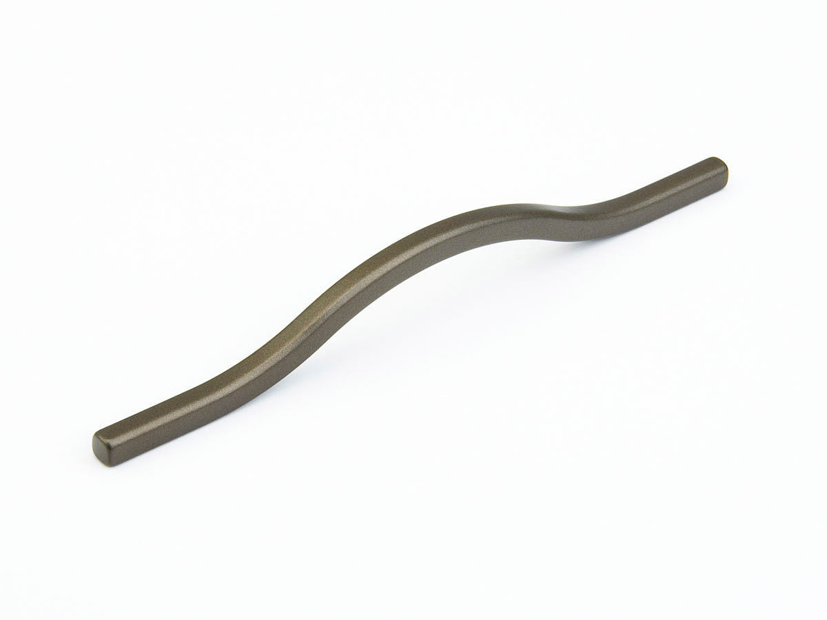 Schaub and Company 309-MBZ milano bronze arched cabinet pull