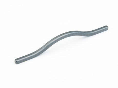 Schaub and Company 309-MSV milano silver arched cabinet pull