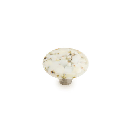Schaub and Company 31-WOA white mushroom cabinet knob