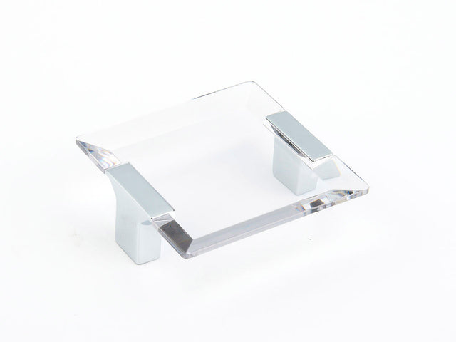 Schaub and Company 315-26-CL chrome clear square cabinet pull