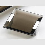Schaub and Company 315-26-SM chrome smoke square cabinet pull