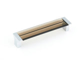 Schaub and Company 316-15-SM satin nickel smoke bar cabinet pull