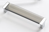 Schaub and Company 316-26-SM chrome smoke bar cabinet pull