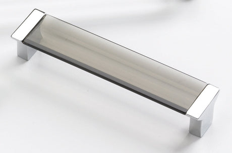 Schaub and Company 316-26-SM chrome smoke bar cabinet pull