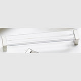 Schaub and Company 317-15-CL satin nickel clear bar cabinet pull